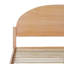 Lit plateforme en bois massif Danna avec tête de lit arquée-43679052-18547045