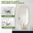 Stavya 36"H x 18"W Modern Minimalist Wall Mounted Oval Vanity Metal Mirror-556987474