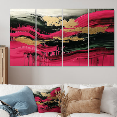 Onzell - Art mural abstrait - Art mural moderne sur toile