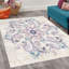Tapis bleu ardoise / mauve-60607875