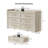 56.4"W Modern 6-Drawer Dresser-667854437