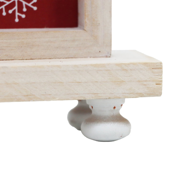 Panneau de table en bois Ho Ho Ho Merry Christmas