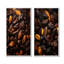 Cacao rôti rêverie - ensemble de 2 reproductions d'art sur toile Cacao-1490773770-1490773774
