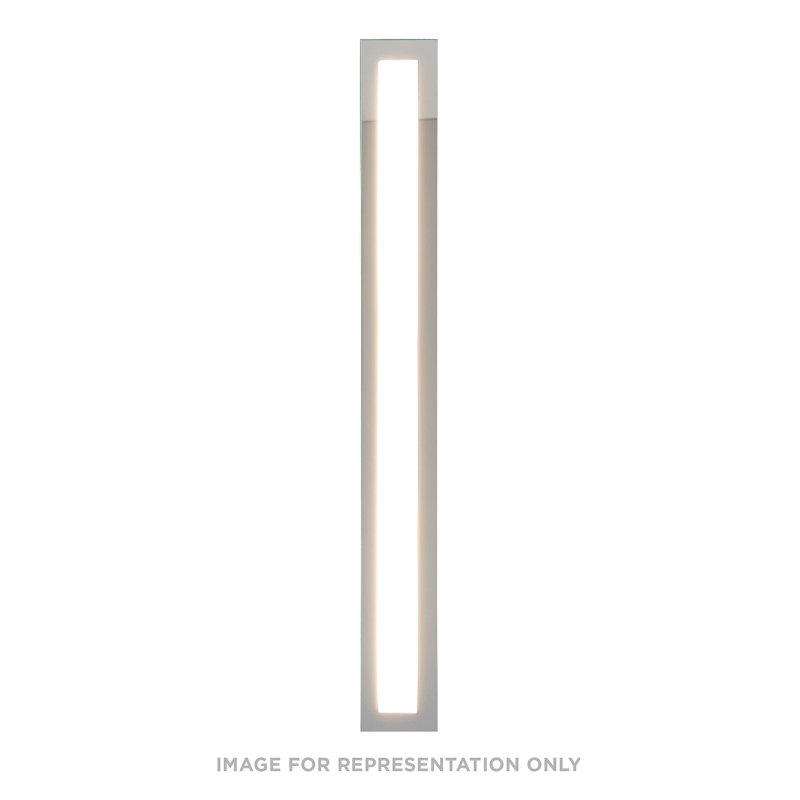 Inline 1-Light Gray Bath Bar