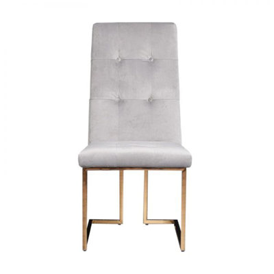 Chaise d'appoint en velours touffeté Jolle