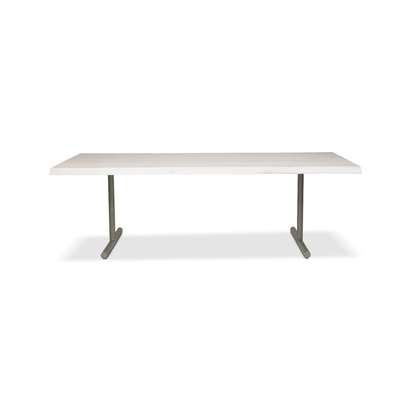 Table de salle à manger Colin, Étain, H 29,75 po x L 79 po x l 40 po, Americano