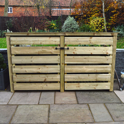 Troutville 230cm W x 74.5cm D Solid Wood Log Store