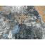 Tapis oriental moderne multicolore noué à la main 6 x 9 pi 1 po avec soie AA711D8CFF28441583334BBC4C454070