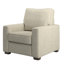 Beaulah Modern Fabric Upholstered Square Arm Living Room Chair-100652845