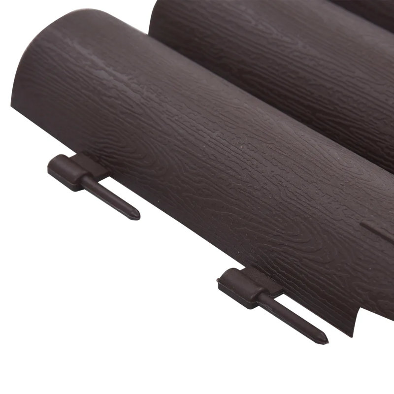 Arik 23.5cm H x 28.4cm W Plastic Lawn Edging, Brown