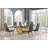 Khailee Glass Top Double Pedestal Dining Set-861198490-861198491-861076895