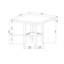 Table de bar Claui