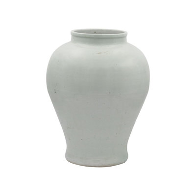 18 in H Mint Green Open Top Jar Large Porcelain