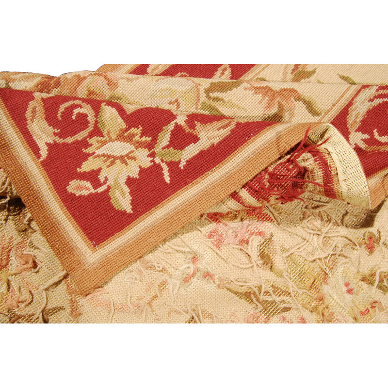 Fruge Oriental Hand Knotted Area Rug, Rectangle 88 x 150cm