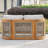 Brewsty Acacia Wood Patio Loveseat With Cushions