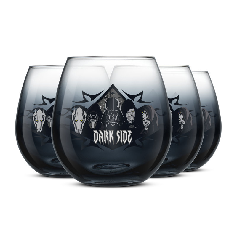 Star Wars Dark Side Stemless Drinking Glasses