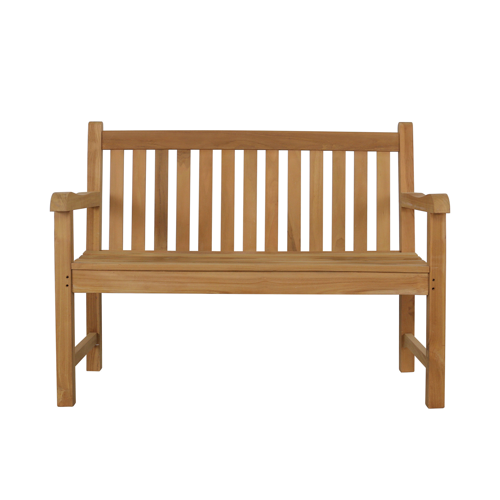 Lark manor teak bench with table 2pcs wayfair