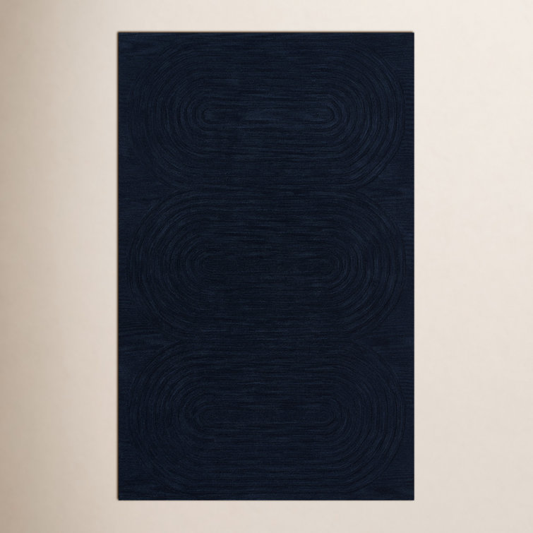 Tillie Hand Tufted Wool Navy Rug