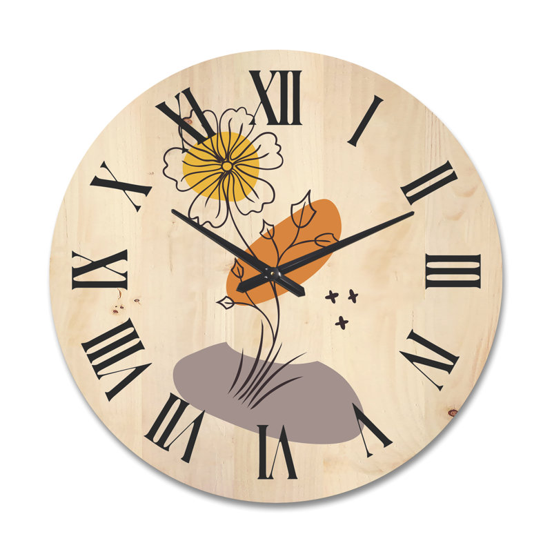 Horloge murale abstraite, Grand