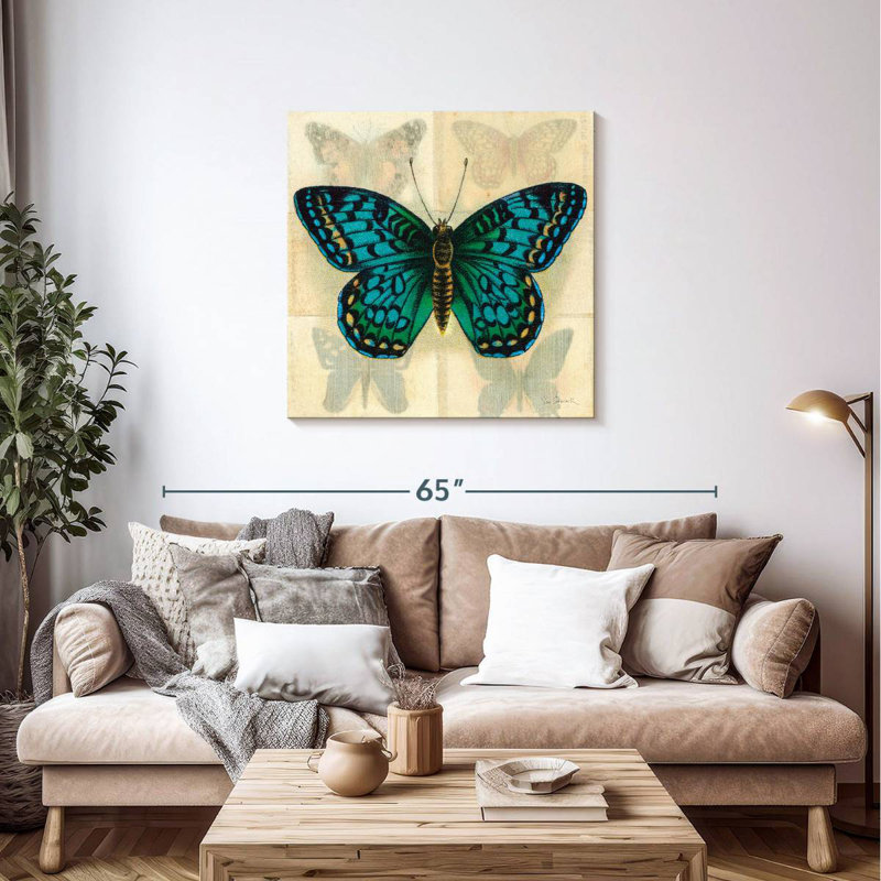 Papillon en soie Crowle II, H 36 po x l 36 po