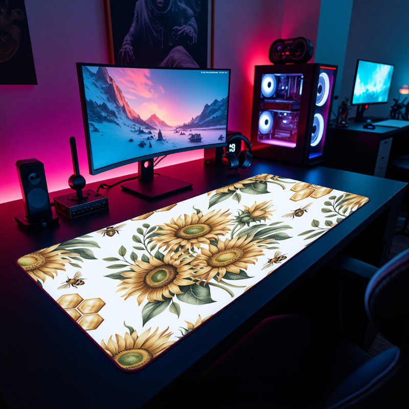 Polyester Desk Pad, 31.5x15.5