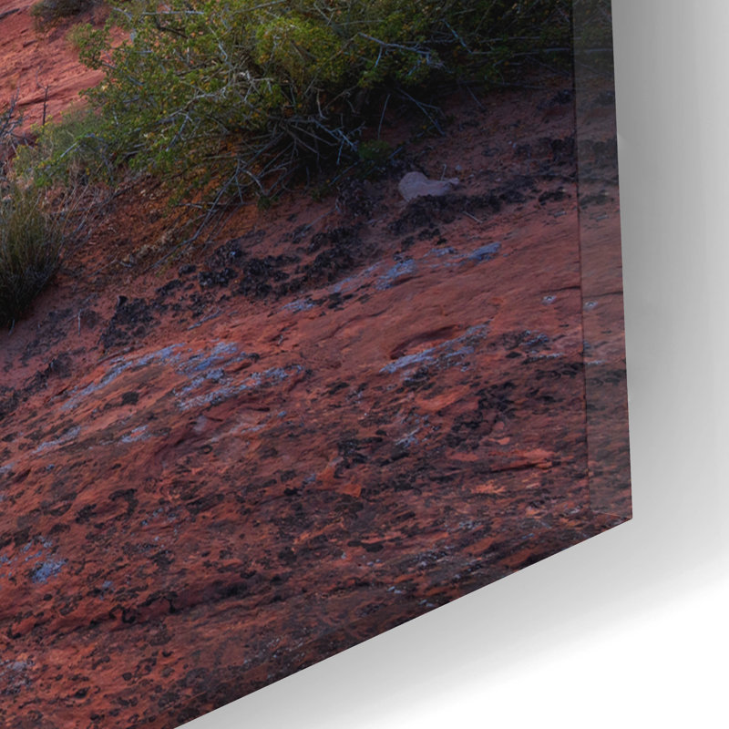 «Sunset Through Turret Arch» par Rick Berk, art mural en verre acrylique, 24 po x 16 po, H 12 po x l 16 po x P 0,13 po