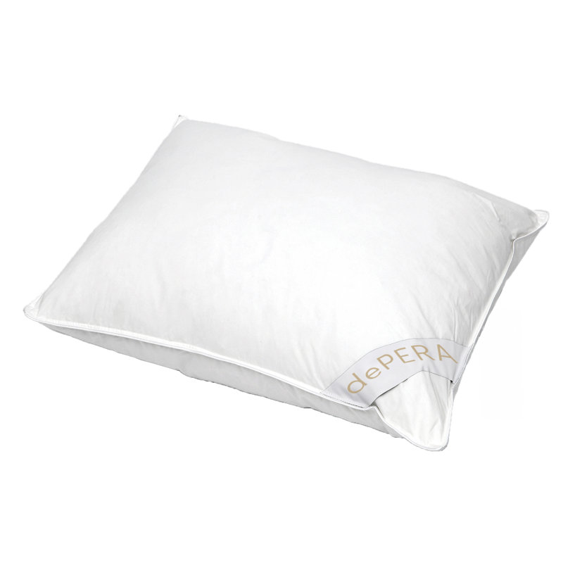 Luxury Goose Feather Support Pillow, King, Firm