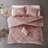 Velvet Comforter Set With Throw Pillow