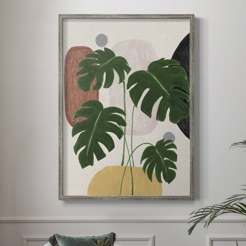 «Contemporary Nature I», reproduction encadrée - bois massif 48977, H 30 po x l 24 po
