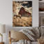 Cheval harmonie de basse-cour sur bois-565621529