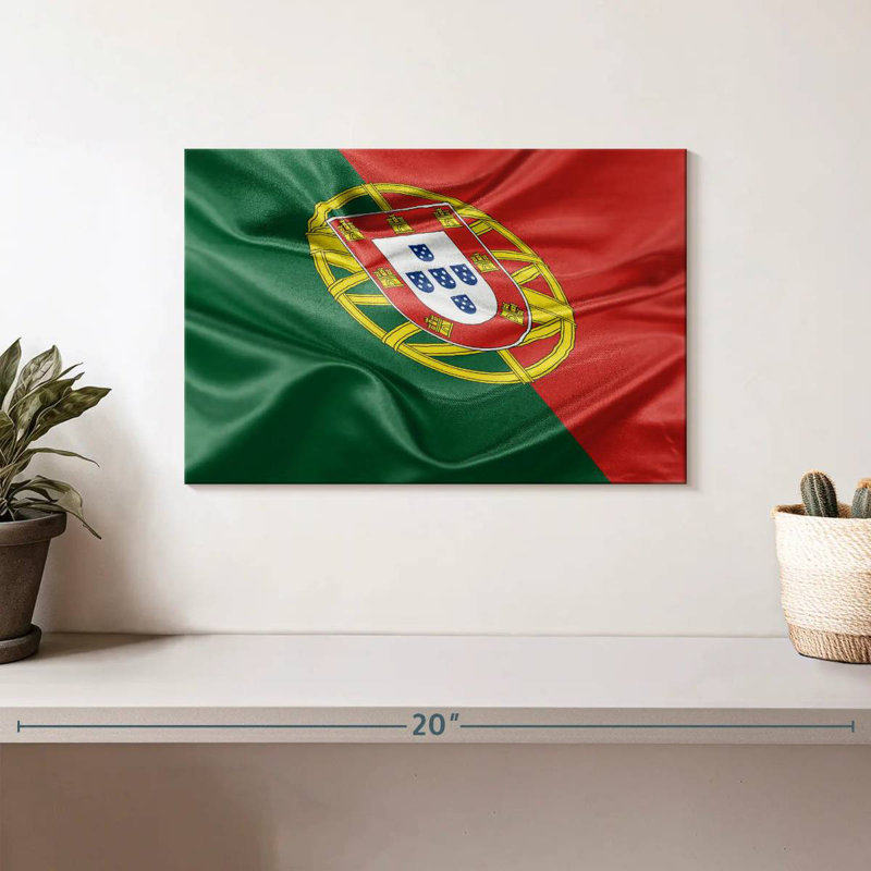 Drapeau national du Portugal, H 8 po x l 12 po