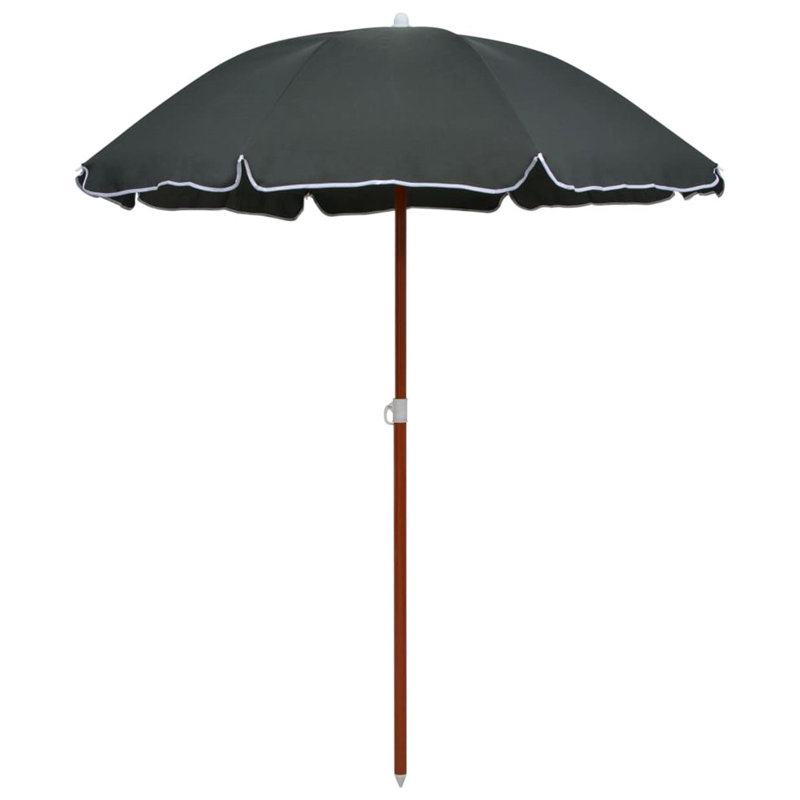 Emmalynn 155cm Market Parasol, Anthracite