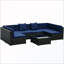 Ensemble de conversation d'extérieur 7 pièces avec coussin-239613072
