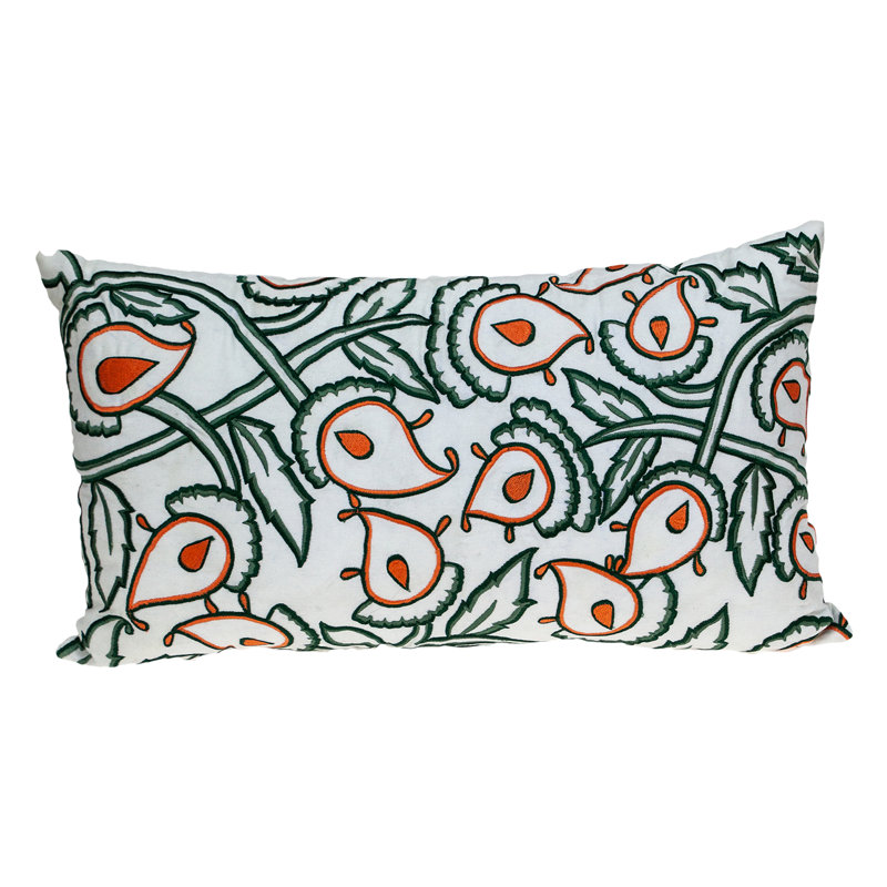 Housse de coussin lombaire motif cachemire Erith