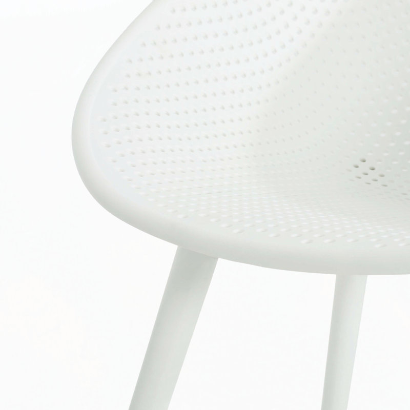 Chaise d'appoint Gable (ensemble de 2), Blanc