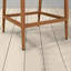 Tabouret de bar 24,6 po en métal avec coussin