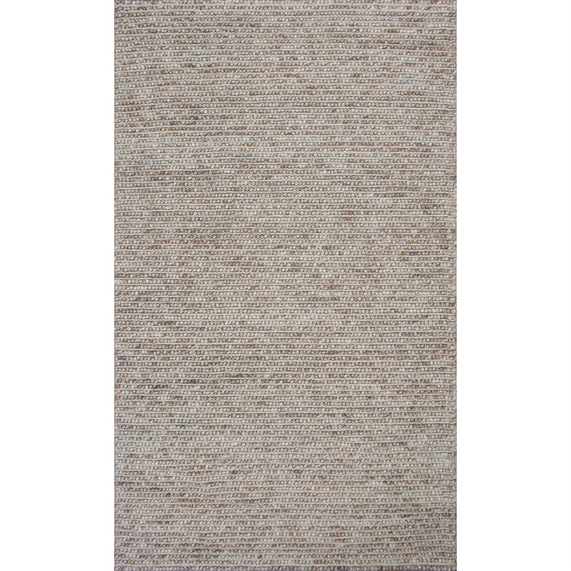Tapis gris en laine touffeté à la main Mott Street