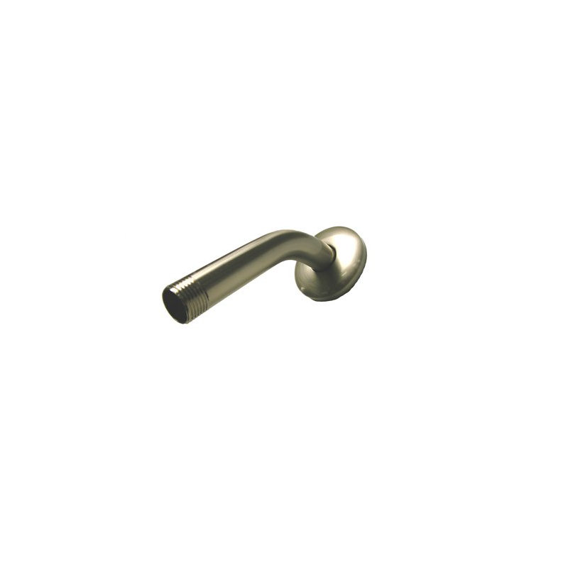 Hot Springs 6" Shower Arm and Flange, Brushed Nickel