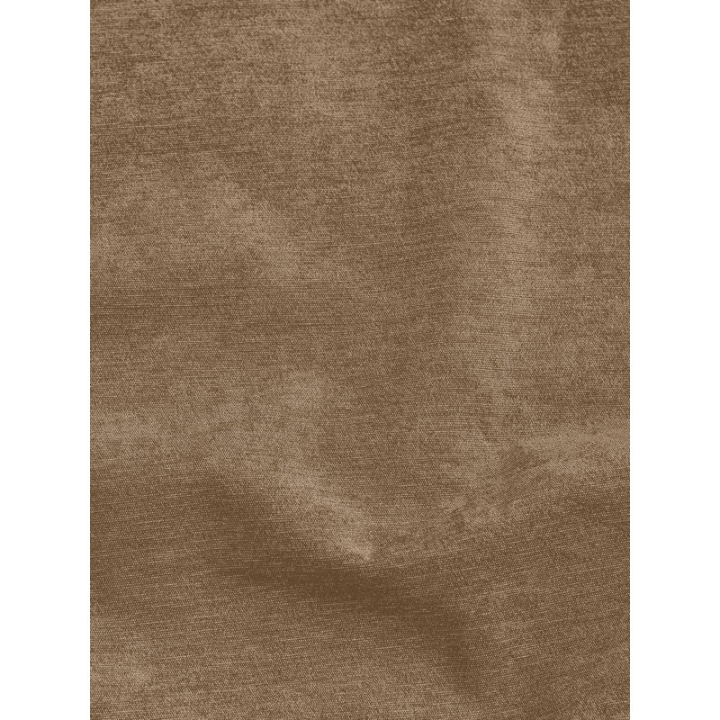 Eilfried Chenille Ring Top Eyelet Curtains, 168cm Width x 137cm Drop, Beige