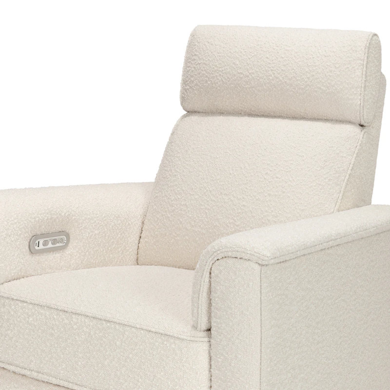 Willa Plus Power Glider Recliner w/ Power Headrest, Performance Ivory Boucle