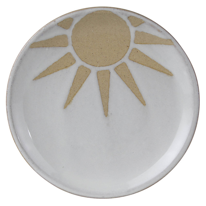 Plateau à icône, céramique - soleil