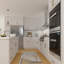 27"W * 30"H * 12"D Shaker Dove Wall Kitchen Cabinet with Adjustable Shelves-860667805-814792615