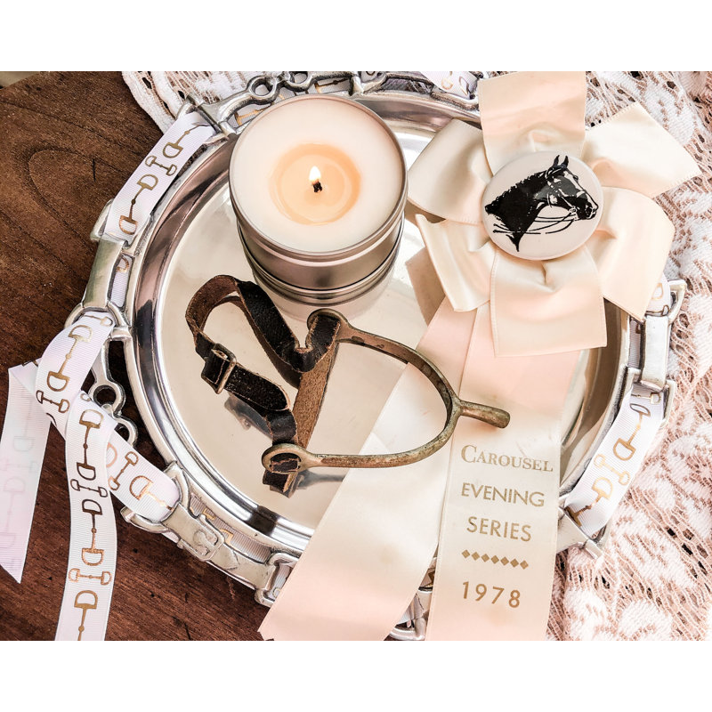 Equestrian Metal Decorative Tray