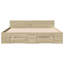 Obyrne Bed Frame with Drawers Bed Base Mattress Foundation Engineered Wood-1583249098-1583249210
