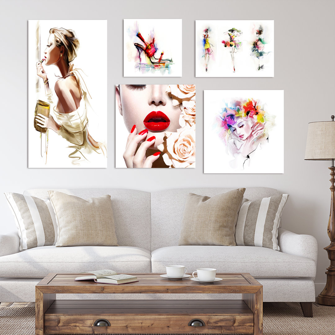 " Fashion Collection Traditional " 5 - Pieces East Urban Home