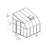 Palram - Canopia Sunroom 2 - 8' W x 8' D Walk-In Hobby Polycarbonate Resin Frame Greenhouse Kit with Roof Vent -White-90988267