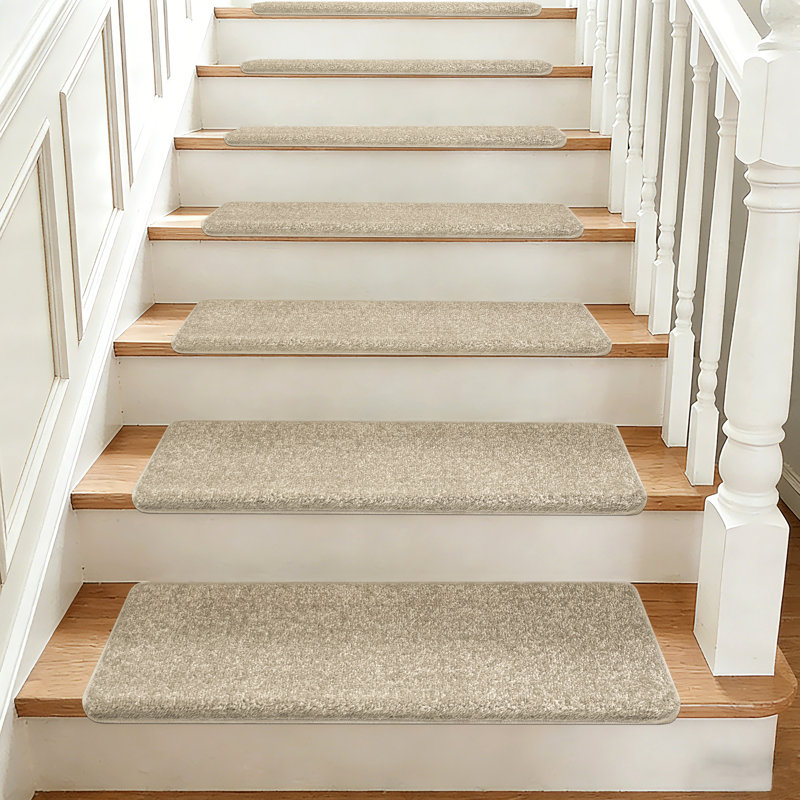 Ensemble de 14 marches d'escalier Monterey, Gris crème, 14