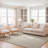 Nonatum Natural Fiber Sisal Pile Striped Rug-20947525