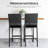 Aize Polyethylene (PE) Wicker Outdoor 27.5'' Bar Stool with Cushion