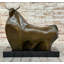 Sculpture 100% bronze taureau Mid Mid Century